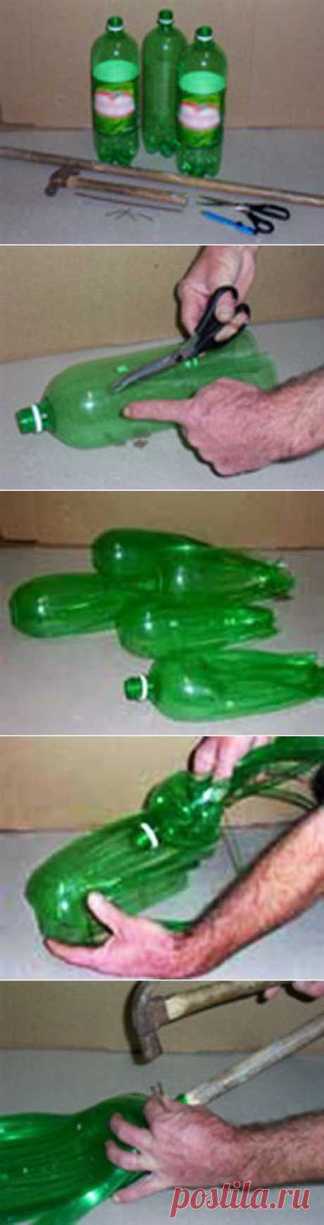 Метла из пластиковых бутылок мастер класс.