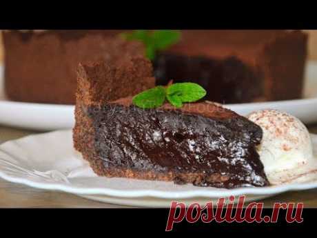 ✧ ШОКОЛАДНО-ТРЮФЕЛЬНЫЙ ПИРОГ ✧ Chocolate Truffle Cake (Pie) ✧ Марьяна - YouTube
