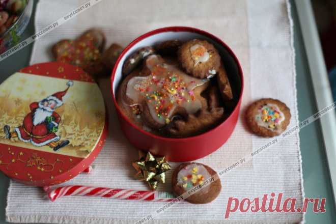 Рождественское имбирное печенье пошаговый рецепт с фото