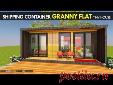Cozy Shipping Container Granny Flat Tiny House Ideal for Tiny Living | MODBOX 480 | Sheltermode.