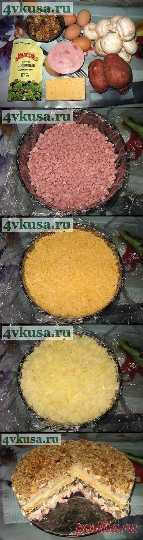 Закусочный торт &quot;Мужской&quot; (салат). Фоторецепт. | 4vkusa.ru