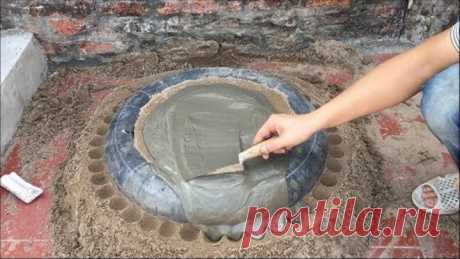 DIY - CEMENT CRAFT IDEAS | AMAZING Garden Decoration with Homemade Fountain | Cement and Life