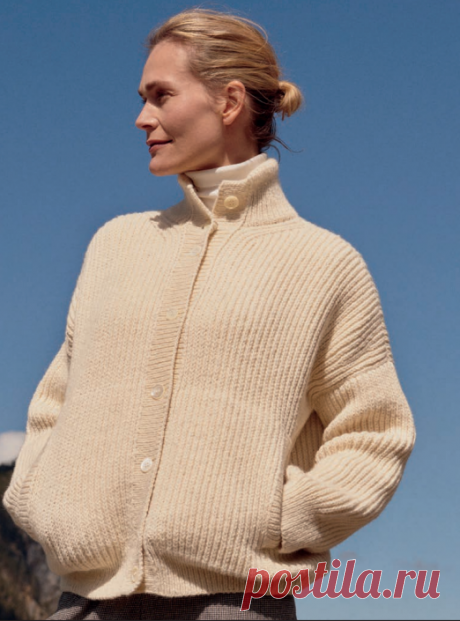 ЖАКЕТ Alta Moda Alpaca спицами