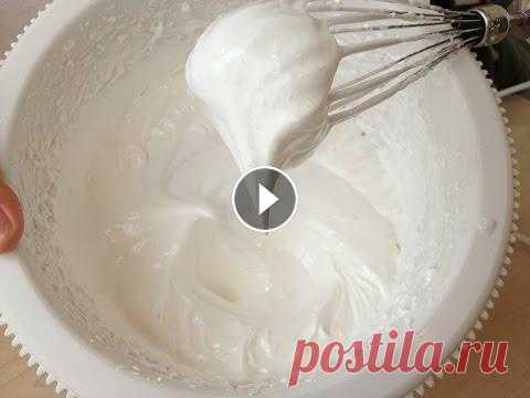 Белковый Крем Для Торта (Пошаговый Рецепт) | Whipped Frosting Recipe Вкусный и легкий крем. Подходит для украшения тортов и всяких сладостей. Его еще называют 