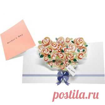 Pop-up Card (Bouquet) - Mother's Day - Pop-up Cards - Card - Canon Creative Park