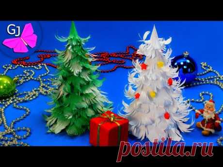 Роскошная Елка из бумаги своими руками / DIY Christmas Paper Tree