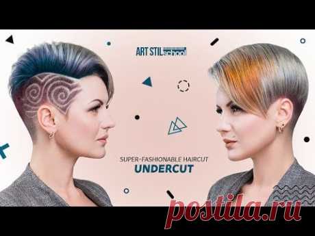 Undercut Hair Tattoo For Women