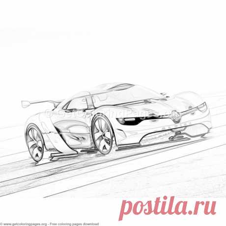 2012 Renault Alpine A110 50 Concept Car Coloring Pages &amp;#8211; GetColoringPages.org