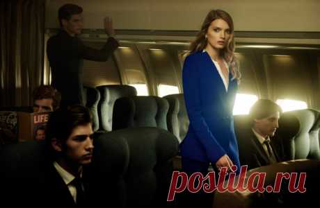 Лили Дональдсон (Lily Donaldson) в фотосессии The Plane Story Сержа Леблона (Serge Leblon) для журнала 10 (весна-лето 2013).