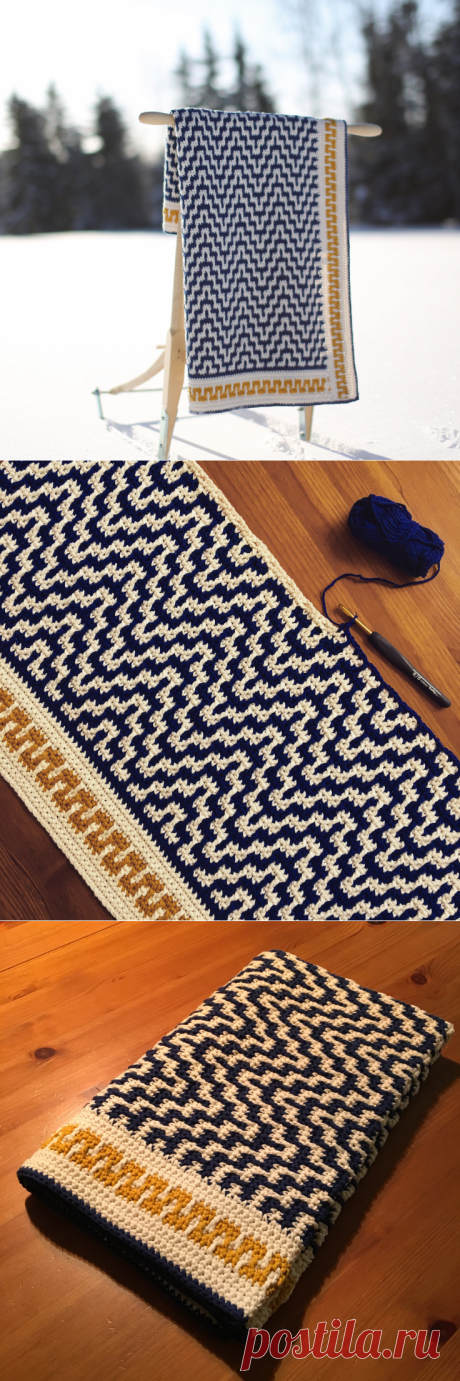 The “One Step Beyond” Blanket – Free Pattern Inside – Martin Up North