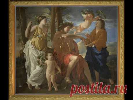 Николя Пуссен - Аполлоново Вдохновение поэта  {Nicolas Poussin - Apollonian Inspiration of the poet}