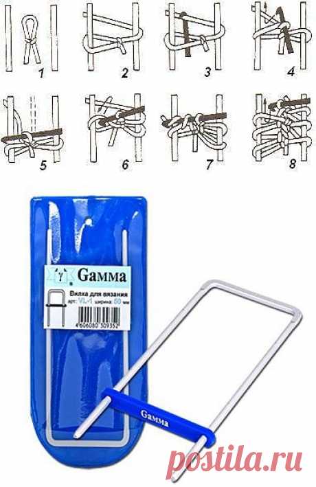 Что такое вилка и как на ней вязать / Вязание /