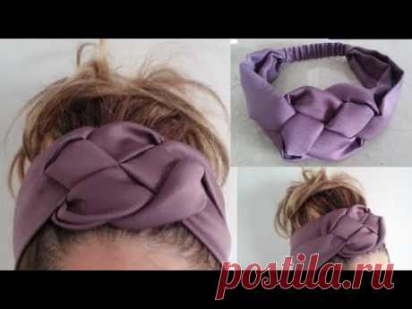 Turbante- vincha trenzada/Accesorio para cabello. Head band