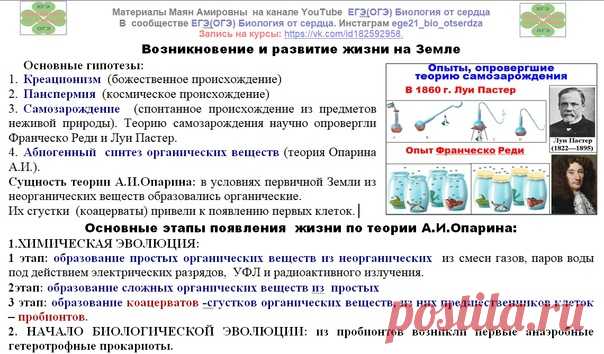 Доброе утро всем и удачного дня! У нас осталась неизученной еще одна тема- возникновение и развитие жизни на Земле.
Тема является сложной для многих выпускников в силу того, что в разных источниках данные сильно отличаются и многие не знают на что опираться. Кстати, за последние три года задания по этой теме присутствовали во 2 части ЕГЭ. А в первой части очень часто начали появляться задания по основным событиям эр и периодов. Я не говорю уж о заданиях с геохронологическо...