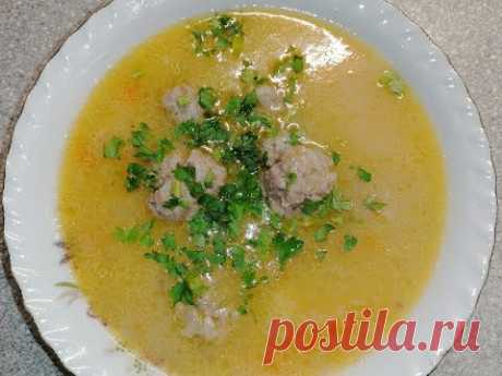 Греческая кухня - ЮварлАкя (суп с фрикадельками)