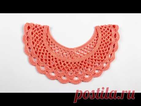 Very easy crochet collar | crochet neck design | কুশিকাটার গলাার ডিজাইন-61