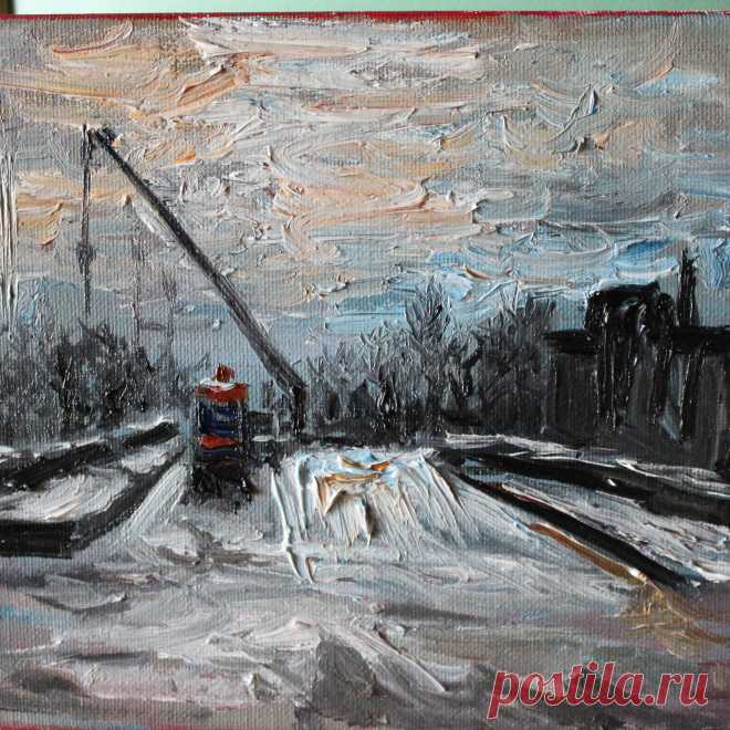 холст,масло | Пейзажи. Живопись. Маргарита Макарова | Постила