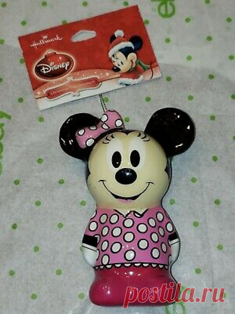 NWT Hallmark Disney Minnie Mouse Christmas Tree Holiday Hanging Ornament Pink  | eBay Pink dress and bow. The item pictured is the exact item you will receive. Don't just watch!