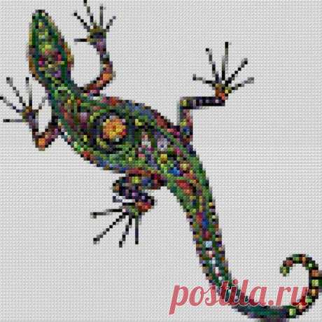 Cross Stitch Pattern Modern, Embroidery Lizard Design, Embroidery Pattern, Xstitch, Xstitch chart, Xstitchcraft,  DIY, Cross Stitch Lizard Cross Stitch Pattern Modern, Embroidery Lizard Design, Embroidery Pattern, Xstitch, Xstitch chart, Xstitchcraft, DIY, Cross Stitch Lizard  The pattern for cross stitching includes a picture of finished embroidery, colorXstitch chart, color scheme of threads, 3 jpg.  The file size of 1.22 MB.  This
