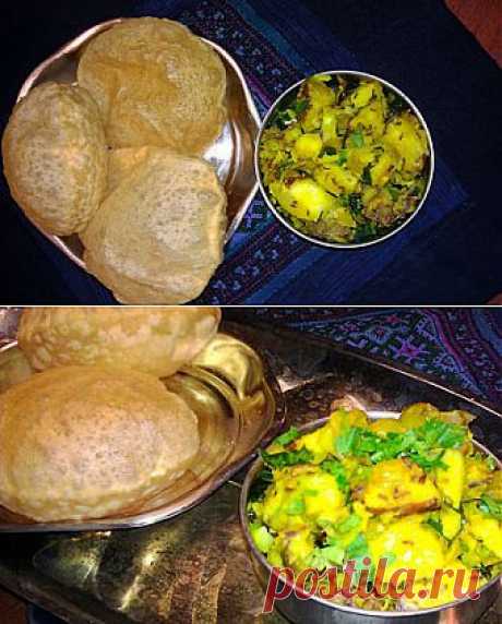 Пури индийские - это ни что иное как традиционный индийский хлеб!
