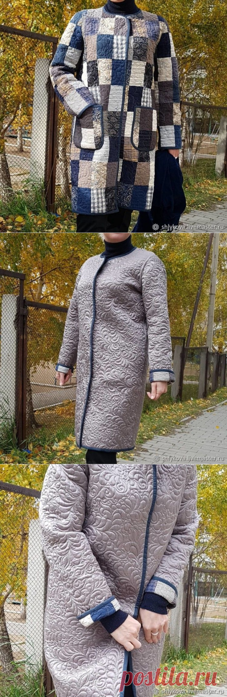 Стеганое пальто в интернет-магазине Ярмарка Мастеров по цене 29900 ₽ – GV735RU | Пальто, Иркутск - доставка по России