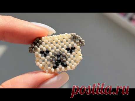 How to make a PUG DOG from beads (RAW)