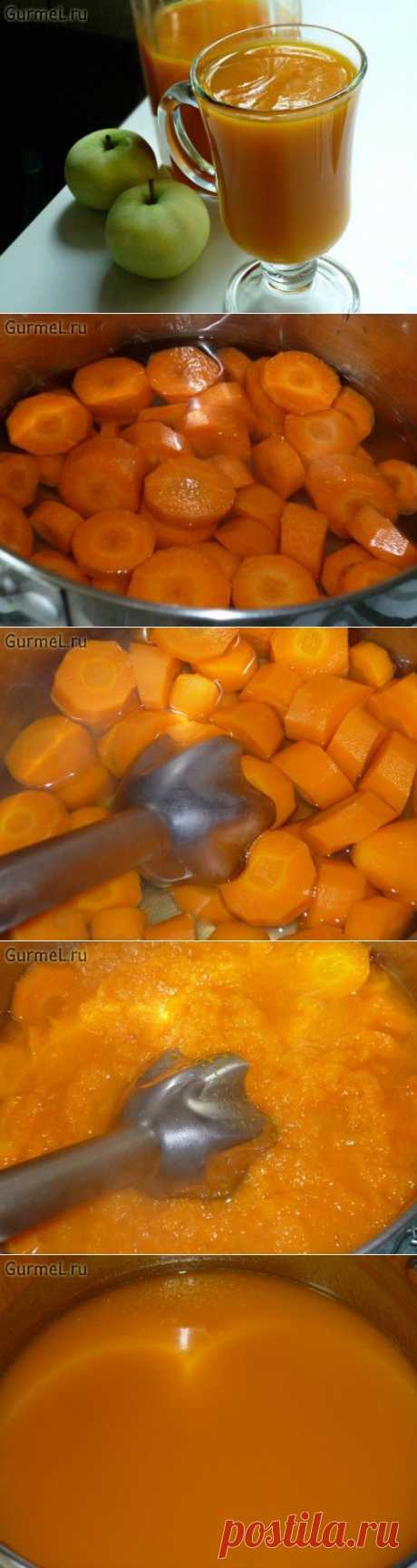 Морковный нектар с мякотью | Интересные рецепты