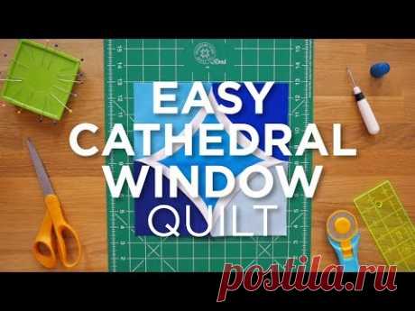 Quilt Snips Mini Tutorial - Easy Cathedral Window
