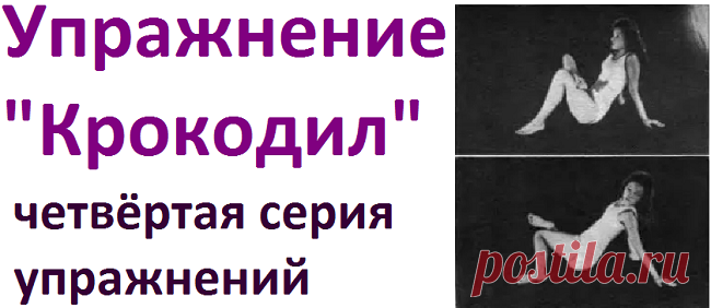 Комплекс упражнений крокодил для позвоночника в картинках и описание