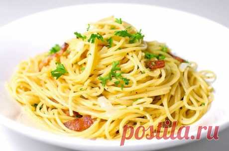 Такая разная паста - кулинарная статья
Спагетти карбонара