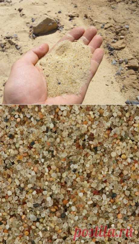 Песок строительный – его виды и характеристики