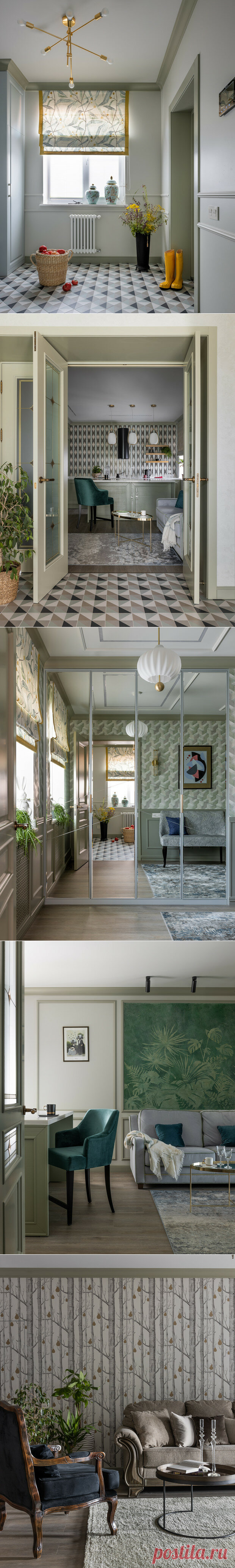 Роскошный дом 237 кв. м в модном стиле Contemporary с нежными зелеными акцентами | ELLE Decoration | Яндекс Дзен