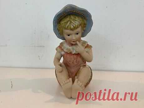 Vintage Bisque Porcelain Piano Baby Little Girl Thinking Figurine  | eBay Find many great new & used options and get the best deals for Vintage Bisque Porcelain Piano Baby Little Girl Thinking Figurine at the best online prices at eBay! Free shipping for many products!