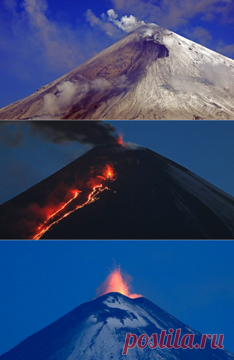 При извержении вулкана на Камчатке произошло уникальное явление / Новости / Моя Планета