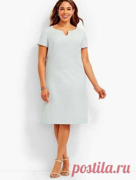 Повседневные платья для полных женщин американского бренда Talbots осень 2017