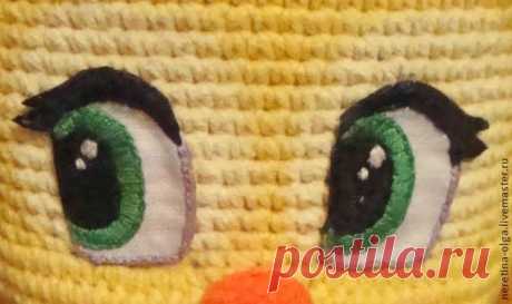 Вышиваем глазки для вязаных игрушек - Ярмарка Мастеров - ручная работа, handmade