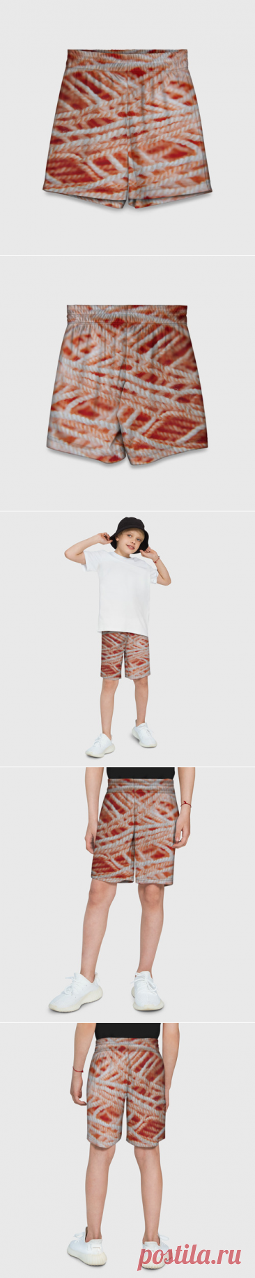 Детские спортивные шорты 3D Нити - макро фото - купить по цене 990 руб в интернет-магазине Всемайки, арт 3652185