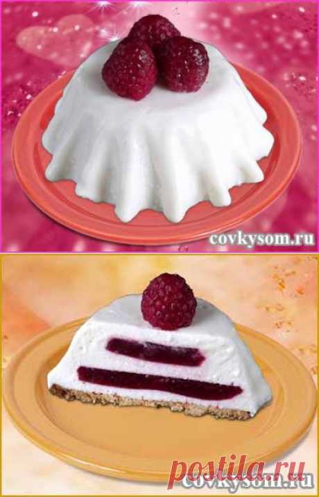 Вкусный творожный десерт с малиной - covkysom.ru