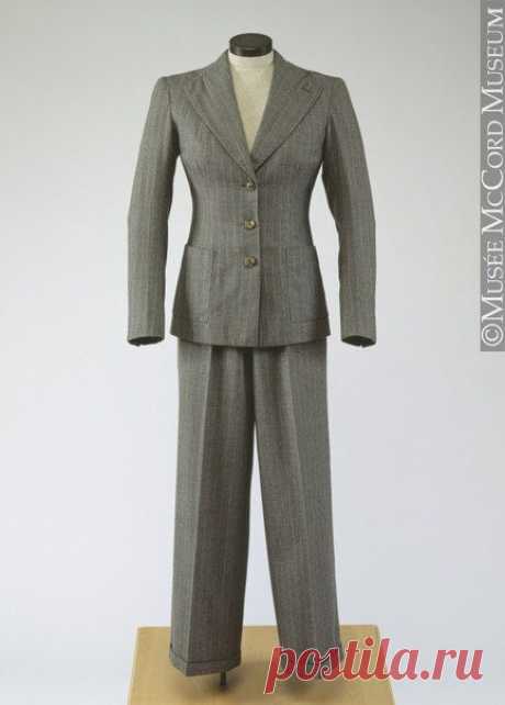 Женский костюм 1942 года от Gaby Bernier. / Путь моды