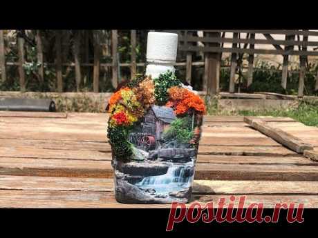 DIY: How to make seasons 2 decoration on whiskey bottle TUTORIAL
