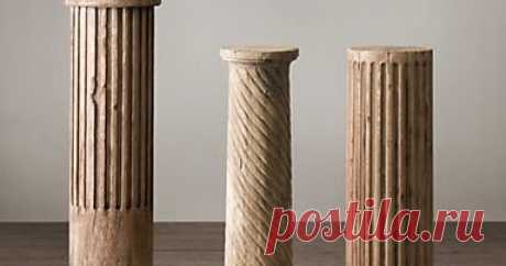 Make Your Own "Stone" Decorative Column... With Pool Noodles! I had this awkward small corner to fill in my new bedroom , and some of you suggested a decorative column. I loved the idea, and jokingly su...