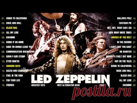 Led Zeppelin  Full Album🔥🔥The Best Songs Of  Led Zeppelin Ever : Going to California, Black Dog