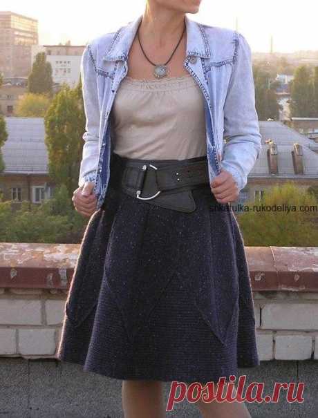 Женская расклешенная юбка спицами. Как связать красивую модную женскую юбку спицами | Шкатулка рукоделия. Сайт для рукодельниц.