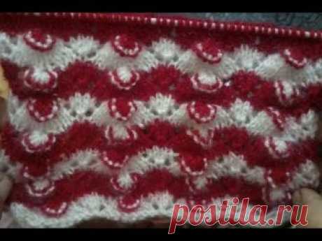 New Beautiful Knitting Double Colour Design in Hindi