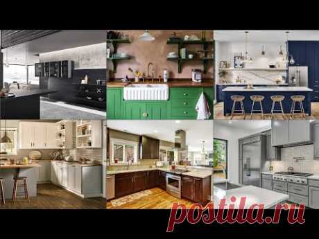 Kitchen Cabinet Colors Ideas | Kitchen Cabinet Color Combinations | Modular Kitchen Colors & Ideas