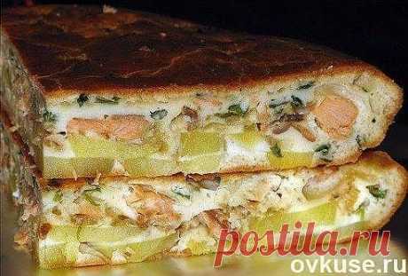 Рыбный заливной пирог с картошкой - Простые рецепты Овкусе.ру