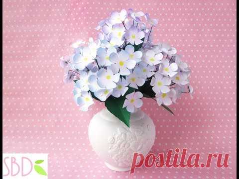 Vaso di Fiori di carta (home decor) - DIY Paper flowers Vase