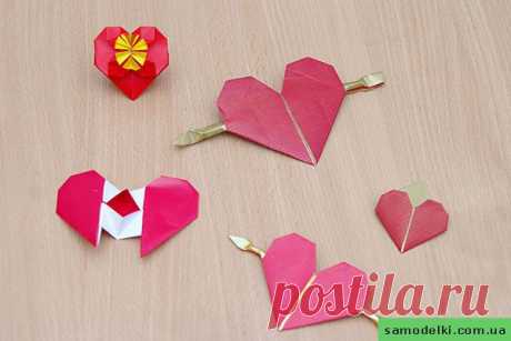 Мастер-класс по валентинкам-оригами | Самоделки