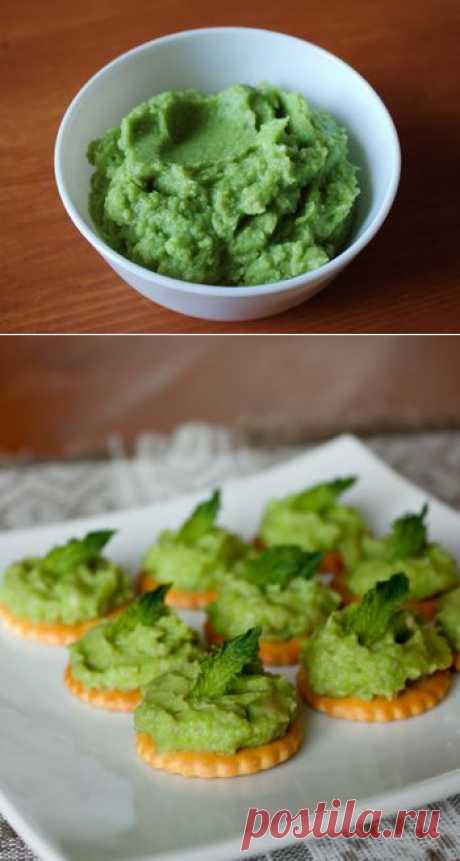 Пошаговый фото-рецепт паштета из зеленого горошка и авокадо с мятой | Блюда из овощей | Закуски | Вкусный блог - рецепты под настроение