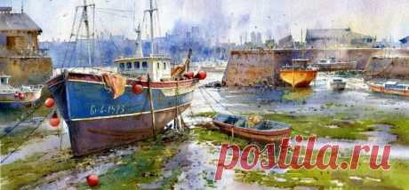 69 Watercolor Paintings By Spanish Artist Martin Faustino Gonzalez Spanish watercolorist Martin Faustino Gonzalez (Faustino Martin Gonzalez) feels a special passion for the image of the transition states of nature: the change of the seasons or the time of day.